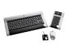 Logitech diNovo Cordless Desktop for Notebooks - Keyboard, keypad - wireless - RF - mouse - USB wireless receiver - Belgium