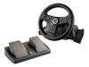Logitech Formula Vibration Feedback Wheel - Wheel and pedals set - 12 button(s) - PC - black