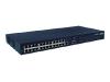 ASUS GigaX 1024P - Switch - 24 ports - EN, Fast EN - 10Base-T, 100Base-TX + 2x10/100/1000Base-T(uplink) - 1U