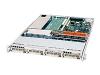 Supermicro SuperServer 6014P-8 - Server - rack-mountable - 1U - 2-way - no CPU - RAM 0 MB - hot-swap 3.5