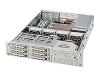 Supermicro SC823 T-550LP - Rack-mountable - 2U - extended ATX - power supply 550 Watt - beige