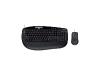 Microsoft Black Value Pack 2.0 - Keyboard - PS/2 - mouse - black - French - OEM - Reporting