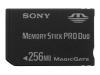 Sony - Flash memory card - 256 MB - MS PRO DUO