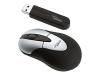 Fujitsu Wireless Optical Mouse MB - Mouse - optical - 3 button(s) - wireless - RF - USB wireless receiver - black, silver