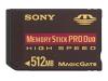 Sony - Flash memory card - 512 MB - MS PRO DUO