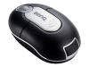 BenQ RF Mini Optical Mouse M310 - Mouse - optical - 5 button(s) - wireless - RF - USB / PS/2 wireless receiver - black
