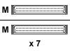 Compaq - SCSI internal cable - HD-68 (M) - HD-68 (M)