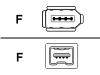 IEEE 1394 cable - 6 PIN FireWire (F) - 4 PIN FireWire (F) - 1.8 m