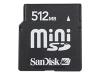 SanDisk Mini SD - Flash memory card - 512 MB - miniSD