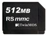 TwinMOS - Flash memory card - 512 MB - RS-MMC
