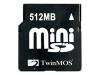 TwinMOS - Flash memory card - 512 MB - 66x - miniSD