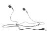 Belkin - Headphones ( ear-bud ) - black, silver