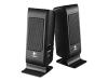 Logitech S-100 - PC multimedia speakers - 2.6 Watt (Total) - midnight black