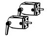 Ergotron
60-443-200
60-443-200/DS100 Outboard Pole Clamps