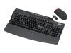 Lenovo ThinkPlus Enhanced Performance Wireless Keyboard and Optical Mouse - Keyboard - wireless - RF - mouse - USB wireless receiver - business black - French - retail