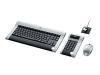 Logitech diNovo Cordless Desktop for Notebooks - Keyboard, keypad - wireless - RF - mouse - USB wireless receiver