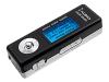 Cowon iAUDIO U2 - Digital player / radio - flash 1 GB - WMA, MP3 - platinum black