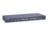 NETGEAR ProSafe GS716T - Switch - 16 ports - EN, Fast EN, Gigabit EN - 10Base-T, 100Base-TX, 1000Base-T, 1000Base-X + 2 x SFP (empty)