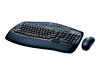 Logitech Cordless Desktop LX 500 - Keyboard - wireless - RF - mouse - USB / PS/2 wireless receiver - Switzerland