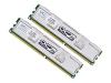 OCZ Enhanced Bandwidth Platinum Dual Channel - Memory - 2 GB ( 2 x 1 GB ) - DIMM 184-PIN - DDR - 500 MHz / PC4000 - CL3 - 2.8 V - unbuffered