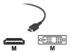 Belkin - Video cable - 19 pin HDMI (M) - DVI-D (M) - 2 m