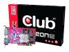 Club 3D Radeon 9600 - Graphics adapter - Radeon 9600 - AGP 8x - 128 MB DDR - Digital Visual Interface (DVI) - TV out