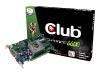 Club 3D GeForce 6600 - Graphics adapter - GF 6600 - PCI Express x16 - 256 MB DDR - Digital Visual Interface (DVI) - TV out