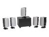 Q-Tec Speaker set 5.1 - PC multimedia home theatre speaker system - 10 Watt (Total)