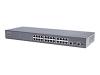 APC 24 Port 10/100 Ethernet Switch with 2 Gig Uplink - Switch - 24 ports - EN, Fast EN - 10Base-T, 100Base-TX + 2x1000Base-T/SFP (mini-GBIC)(uplink) - 1U - rack-mountable