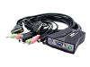 EMINE EM 210CPA - KVM / audio switch - PS/2 - 2 ports - 1 local user