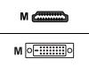 AESP - Video cable - 19 pin HDMI (M) - DVI-D (M) - 10 m