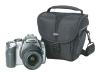 Lowepro Rezo TLZ 20 - Holster bag camera - microfibre, TXP, nylon ripstop - black