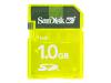 SanDisk Gaming - Flash memory card - 1 GB - SD Memory Card - yellow