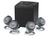 Labtec Arena 530 - PC multimedia speaker system - 35 Watt (Total) - black, metallic grey