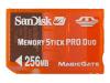 SanDisk Gaming - Flash memory card - 256 MB - MS PRO DUO - orange