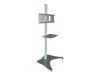 NewStar PLASMA-M1800 - Stand for plasma panel - silver - screen size: 32