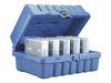 Imation Turtle - Storage cartridge box - capacity: 5 LTO tapes - blue
