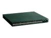 SMC TigerStack 1000 SMC8748M - Switch - 44 ports - EN, Fast EN, Gigabit EN - 10Base-T, 100Base-TX, 1000Base-T + 4 x shared SFP (empty) - 1U   - stackable