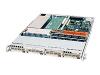 Supermicro SuperServer 6014P-T - Server - rack-mountable - 1U - 2-way - no CPU - RAM 0 MB - no HDD - DVD - RAGE XL - Gigabit Ethernet - Monitor : none