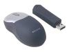 Belkin Mini-Wireless Optical Mouse - Mouse - optical - 3 button(s) - wireless - RF - USB wireless receiver - silver, midnight grey