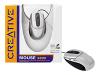 Creative Mouse 5500 - Mouse - optical - 5 button(s) - wired - PS/2, USB - silver metallic