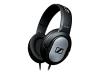 Sennheiser HD 201 - Headphones ( ear-cup ) - black, silver