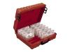 Imation Turtle Entry Lever Server - Storage cartridge box - capacity: 12 cartridges - red