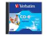Verbatim DataLifePlus Fast Dry - 10 x CD-R - 700 MB 52x - printable surface - storage media