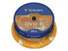 Verbatim
43522
DVD-R/4.7GB 16xspd ADVANCEDAZO 25Spindle