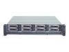 Promise VTrak 15110 - Hard drive array - 15 bays ( SATA-150 ) - 0 x HD - Ethernet, Ultra160 SCSI (external) - rack-mountable - 3U