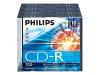 Philips - 10 x CD-R - 700 MB ( 80min ) 52x - slim jewel case - storage media