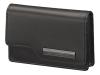 Sony LCS THE - Soft case for digital photo camera - genuine leather - black