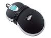 Dicota Twister - Mouse - optical - 3 button(s) - wired - USB - black, silver