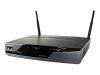 Cisco 871W Integrated Services Router - Wireless router + 4-port switch - EN, Fast EN, 802.11b, 802.11g